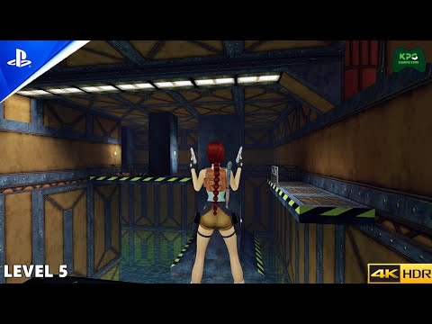 Tomb Raider 2 Remastered (PS5) - Gameplay 4K | Level 5 - Offshore Rig