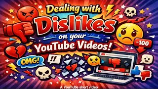 Dealing with dislikes on your YouTube videos