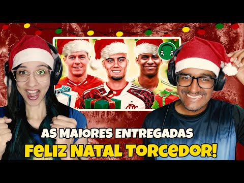♫ DINGO BELL: AS MAIORES ENTREGADAS DO FUTEBOL (Especial de Natal)  - REACT EM CASAL