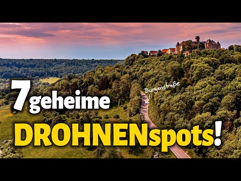 Sieben geheime Drohnenspots in Deutschland - Drohne fliegen | Tipps | Fotografieren |
