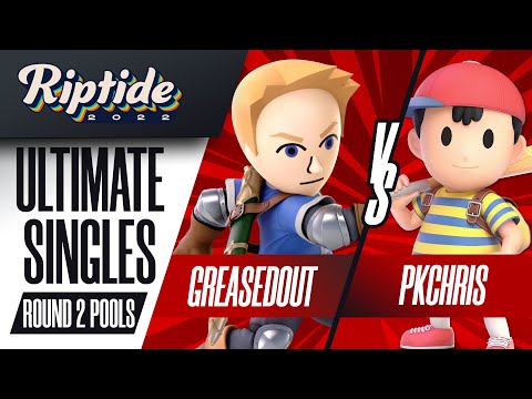 GreasedOut vs PkChris - Ultimate Singles R2 Pools - Riptide 2022 | Mii Swordfighter vs Ness