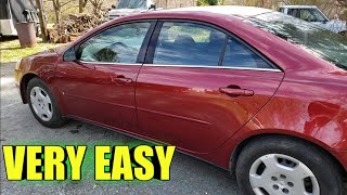 Pontiac G6 wheel bearing hub replacement