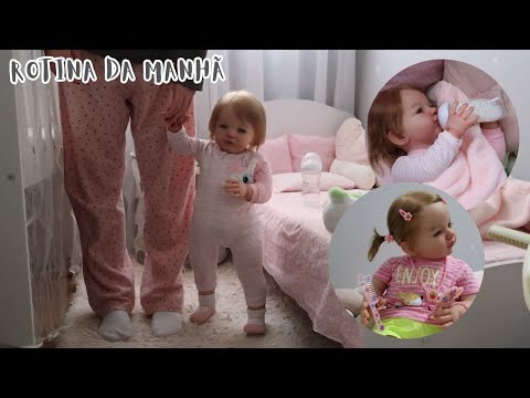 ROTINA DA MANHÃ COM A BEBÊ REBORN EVA!