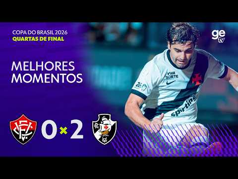 Gols e lances de Vitória x Vasco da Gama