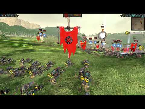 Total War  WARHAMMER II replay - Rattling gunners vs Jurassic park