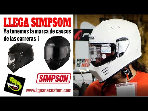 🚨 Review - Presentación Cascos SIMPSON ECE by Iguana Custom Venom & Darksome