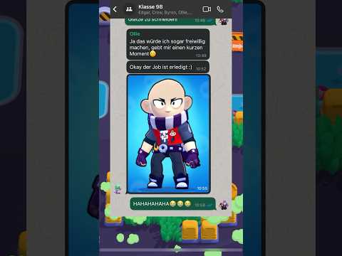 Ollie kommt neu in die Brawl Stars Schule! #brawlstars #mortis