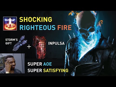 【"Shocking" Righteous Fire】- Meme or Masterpiece? (Storm's Gift + Inpulsa COMBO) AOE-Stacking Meme !
