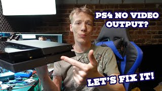 This PS4 Original Won't Output Any Picture To The TV... Can I Fix It?