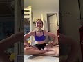 Girl, Gymnastics stretch tutorial
