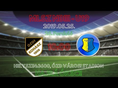 Ózdi Kohász SC - Sajóbábony VSE NBIII U19 /26.FORDULÓ