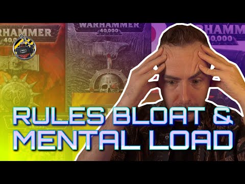 RULES BLOAT & MENTAL LOAD in Warhammer 40k - How 3rd Edition Spiralled Into 7th