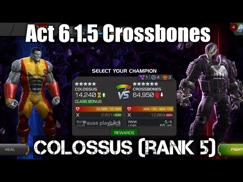 Colossus Vs Crossbones [Act 6.1.5] - Marvel Contest of Champions
