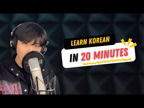 Learn Korean in 20 Minutes without effort