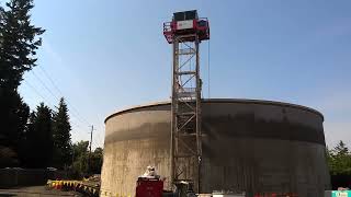 TVWD Taylors Ferry Reservoirs and Site Seismic Improvements Project Hydroblasting Footage–June 2025