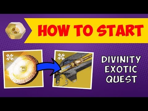 Destiny 2 Shadowkeep - DIVINITY EXOTIC QUEST - HOW TO START
