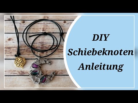 DIY sliding knot instructions for necklaces & bracelets/ basic technique for jewelry