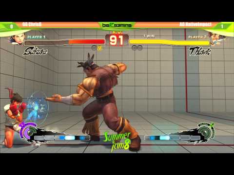 Summer Jam 8 - Ultra Street Fighter 4 Top 8 - GG Chris G vs AG Native Impact