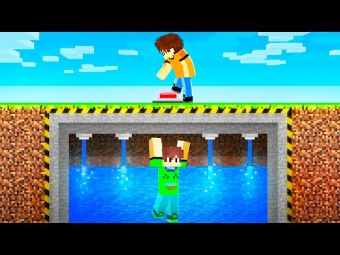 I Built A Secret Underground Base With SUPER TROLL TRAPS in Minecraft!