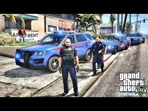 GTA 5 MODS LSPDFR 0.4.2 - EP 28 -  CITY PATROL!!! (GTA 5 REAL LIFE PC MOD)