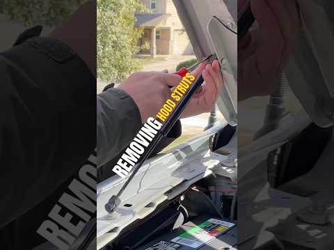 Removing hood struts is easy enough! Anyone can replace their own hood struts in no time!