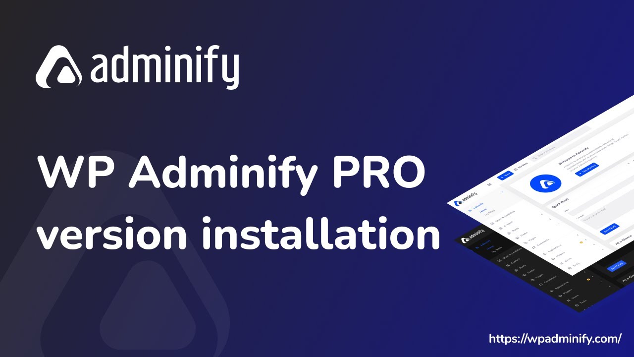 How to install and active WP Adminify V4.0 pro version in WordPress