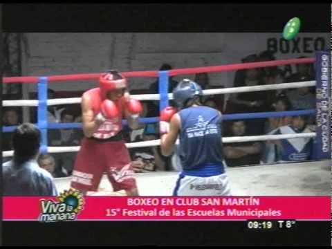Boxeo en el Club San Martín