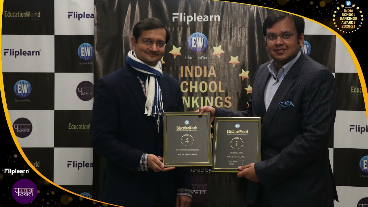 EducationWorld India School Rankings Awards on Wheels 2020 - Delhi