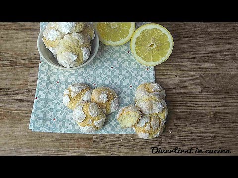 Biscotti al limone deliziosi e profumati | Divertirsi in cucina
