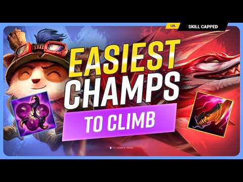 Top 10 Most BRAINDEAD Champions to CLIMB FAST Before the Season Ends!