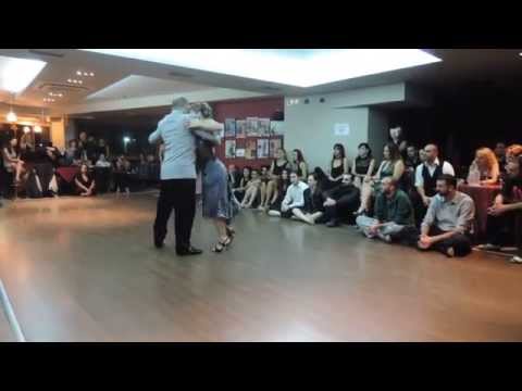  Santiago Castro  and  Virginia Pandolfi  are  dancing  to  a  tango  by  Lucio Demare