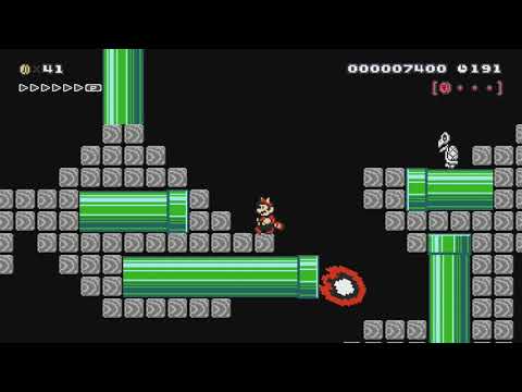 1-2 Hot Shower Cavern by Farts R Us - Super Mario Maker - No Commentary 1bm