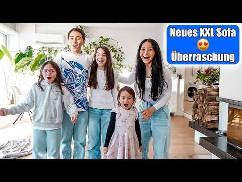 Neues XXL Sofa Überraschung für Familie 😍 Mama VLOG | Mamiseelen