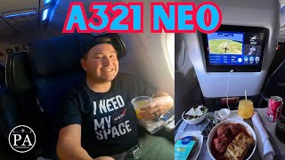 Flying in Delta First Class from Los Angeles to Orlando | Airbus A321 NEO