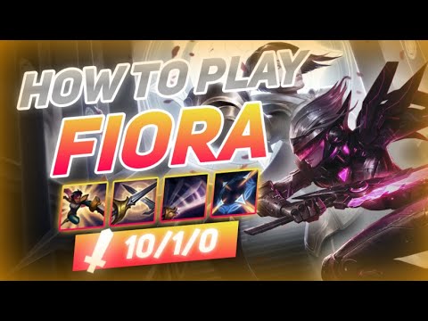 HOW TO PLAY FIORA SEASON 10 | BEST Build & Runes | Season 10 Fiora guide | League of Legends