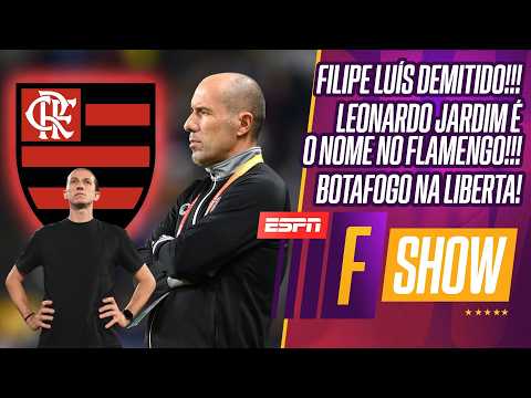BOMBA NO FLAMENGO! FILIPE LUÍS DEMITIDO NA MADRUGA E LEONARDO JARDIM JÁ ESTÁ MUITO PRÓXIMO | F SHOW