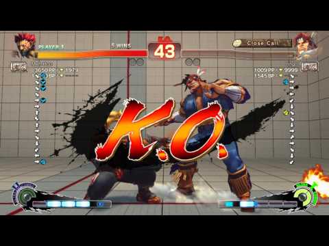 Ultra Street Fighter IV battle: Akuma vs T. Hawk
