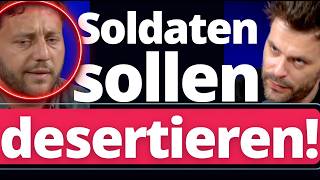 "Soldaten sollen bei AfD Verteidigunsminister desertieren!" Grünen Chef dreht völlig am Zeiger!