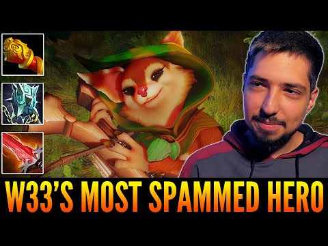 W33 Back To The Most Played Hero by Him to Stop All Cancer Heroes - Insane Hoodwink Mid Gameplay