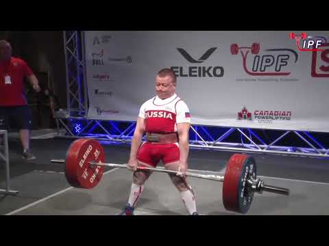 SERGEY FEDOSIENKO | 604 LBS WR DEADLIFT | 2018 IPF CLASSIC WORLD CHAMPIONSHIPS | (6/13/2018)