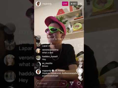 Roy Purdy stream with friends (24 January)