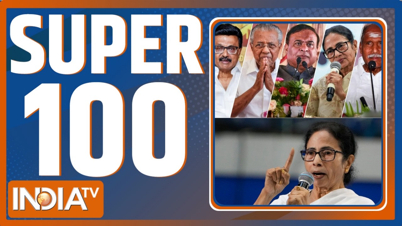 Super 100 News: Election Dates Announcement । Trump On Iran | Israel Vs Iran War  | Top 100 News