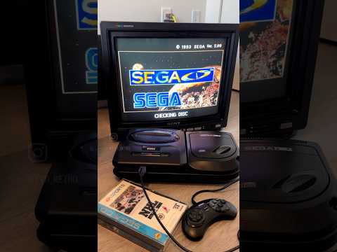 The Sega CD intro is low key FIRE! ❤️‍🔥💿😎
