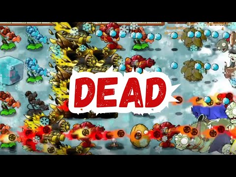 Ice-shroom + Doom-shroom Combo | How to Kill Gargantuar Instantly | Plants vs Zombies #pvz