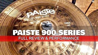 Video thumbnail for PAISTE 900 SERIES Cymbals *FULL REVIEW* w/ Beatdown Brown by Rob Brown
