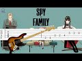 SPY x FAMILY OP - Mixed nuts  [Bass Tabs Tutorial]
