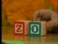 Classic Sesame Street My Name Is Zoe 1993 Version