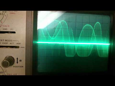 It works!  YM2420 programmed with its piano preset playing all bit combinations on register 0x10