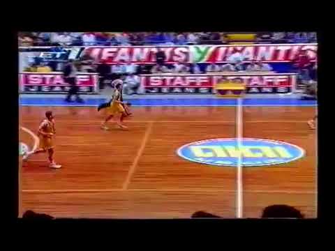 Milan Tomic 3-point shot Maccabi vs Olympiacos 23 10 1997