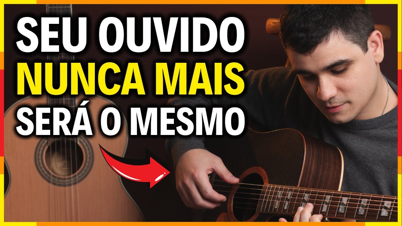 Faça isso 10 minutos por dia pra TOCAR DE OUVIDO usando CAMPO HARMÔNICO - Aula de violão